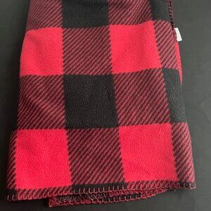 Cannon Red and Black Plaid Blanket